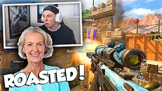 OLD LADY ROASTED ME! (DREAM 6 MAN) BO2 Trickshotting