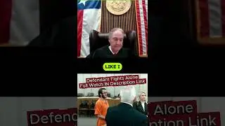 &laquo;Судья в шоке: подсудимый приговорён к двум годам тюрьмы без адвоката!&raquo; #драмавсудебномзале #судья