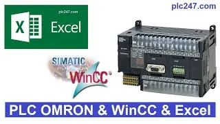 PLC Omron & WinCC Data Logger to EXCEL Tutorial