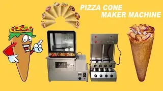 Automatic Kono Cone Pizza Oven Maker Production Line Pizza Cone Making Machine