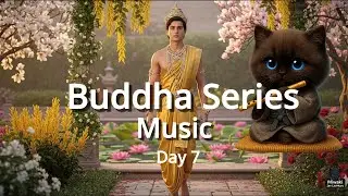 Buddha Series Music Day 7 | Flowers of Many Colors (Song) | Miwaki | Zen Cat Music