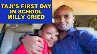 MILLY WAJESUS 😭😭 TAJI'S FIRST DAY IN SCHOOL | THE WAJESUS FAMILY