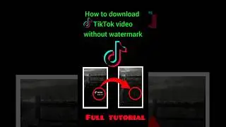 remove WATERMARK from TikTok video #tiktok #watermark