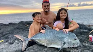 Overnight Ulua fishing trip with the family in Hawaii