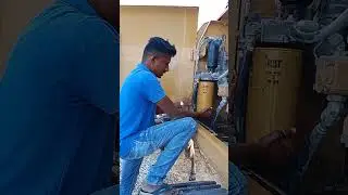 caterpillar 320 d2L excavator starting problem sort out by me