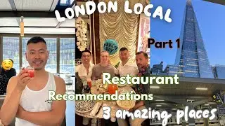 2025 London central restaurants- local recommendations (must try) part 1 #london #foodie #restaurant