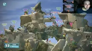 Worms W.M.D barátokkal, bár adás után lehet kevesebb lesz.