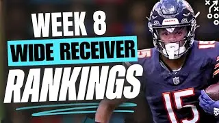 🔥 UPDATED TOP 36 WR RANKINGS for Week 8 Fantasy Football 🚀 | Fantasy Football Rankings