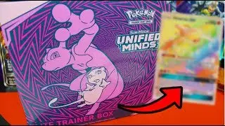 Opening a NEW Unified Minds Elite Trainer Box! SECRET RARE PULL!