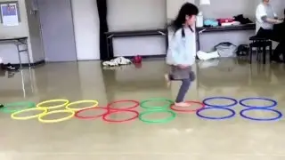 【リトミック】フープで3拍子