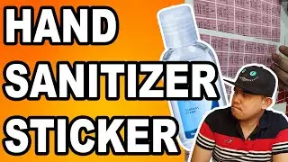 HAND SANITIZER STICKER | The Printing Shock | Marlon Ubaldo