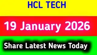 hc; tech share news today || hcl tech share latest news today