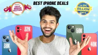 iPhone 13 - 50k, iPhone 12 - 40k, iPhone 13 Mini - 38k 🔥 Best iPhone Deals BBD & Great Indian Sale