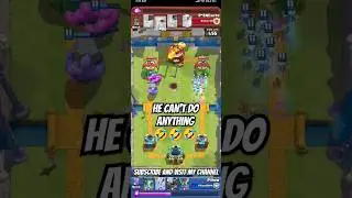 😱The best double lane pressure in Clash Royale