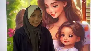 Through simple words and genuine feelings, our student  shares love and respect for her mother🌸.