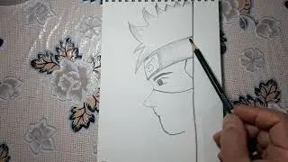 Pencil Sketch & Easy Anime Drawing &ndash; How to Draw an Anime Boy Wearing a Mask &ndash; Anime Drawings  Step