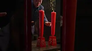 Dragon & Phoenix Wedding Candles 🕯️ | Symbols of Love & Tradition #Shorts #ChineseCulture