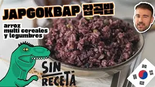 Japgokbap 잡곡밥 Arroz con cereales y legumbres al estilo coreano 🇰🇷
