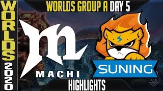 MCX vs SN Highlights | Worlds 2020 Group A Day 5 World Championship Machi Esports  vs Suning