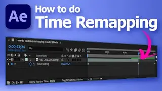 Как сделать перераспределение времени в After Effects