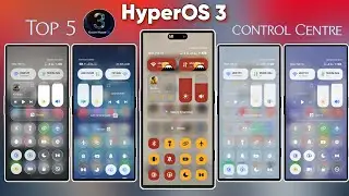 HyperOS 3 Control Center Top 5 Themes for Xiaomi Global POCO Redmi xiaomi phone #sardarjitruetech 