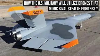 Stealth aerial target drone | US prepares to take on Russian #Su57 &  Chinese #J20 !