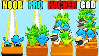 Runner Coaster - NOOB vs PRO vs HACKER vs GOD
