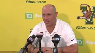 UVM Athletics holds press conference on firing of men's hockey coach Todd Woodcroft