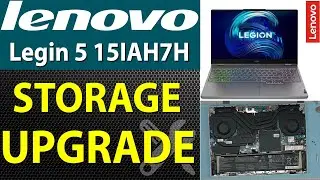 How to Upgrade NVMe SSD Storage on Lenovo Legion 5 15IAH7H Gaming Laptop