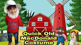 Old MacDonald Costume #oldmacdonaldhadafarm #diy_paper #school_craft_idea #nurseryrhymes