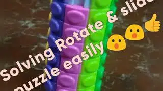 The easiest way to solve 'Rotate & Slide Puzzle'