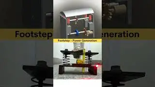 Footstep power generation #solidworks #3d #3dmodeling #3danimation #3dwork #autocad