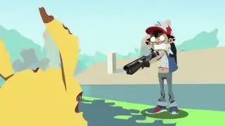 PIKACHU GETS POKEMON RABIES/Пикачу подхватил покемоновое бешенство (rus vo)