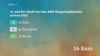 Das Quiz bei Kaffee oder Tee; 01.08.2017; SWR BW HD