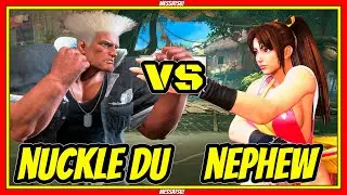 SF6 Nuckle Du (Guile) VS Nephew (Mai)💥Messatsu💥