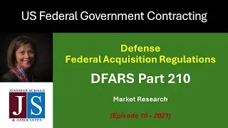 Government Contracting - DFARS Part 210 - Market Research - Win Federal Contracts