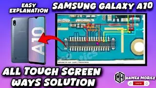 Samsung A10/SM-A105 Touch Not Working problem Solutions.Samsung A10/SM-A105 Touchscreen Ways jumper