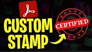 How to Create a Custom Stamp in Adobe | Create Stamp PDF (2025)