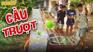 Thử Thách Cầu Trượt Cực Căng Khiến Anh Em N.í.n Thở Vì Phần Thưởng Khủng | Team Hoài Phong TV