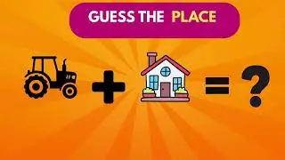 Guess the Place by Emoji! 🌍🔥 | Only 1% Get All Right!