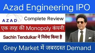 Azad Engineering IPO Review | Azad Engineering IPO Date Price GMP | Apply Or Not ?