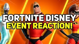 FORTNITE DISNEY EVENT REACTION!