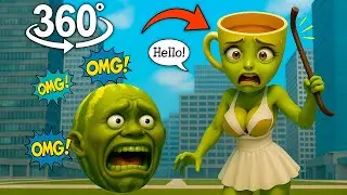 LIN GANG MELON Terror vs Cappucina Cuphead | Garry's Mod Horror