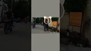 collage students hyper bike reaction