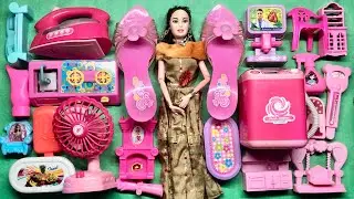 Cute kitchen items || Barbie play doh || barbie girl kitchen set