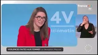 Aurore Bergé dans Les 4V de France 2 - 25 novembre 2025