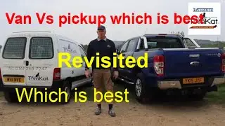VAN V PICKUP TRUCK REVISITED a look to see which is best for newly qualified  plumber/gas engineers