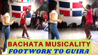 Bachata Footwork: Live Guira Syncopations