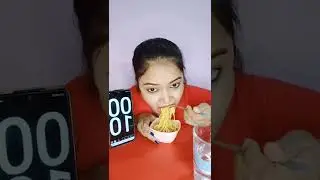 50 Second Maggi eating Challenge!! #shorts #ytshorts #youtubeshorts #trending #food #maggi