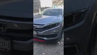 Honda civic 2016 - tuning-instalacion de lip-estribos